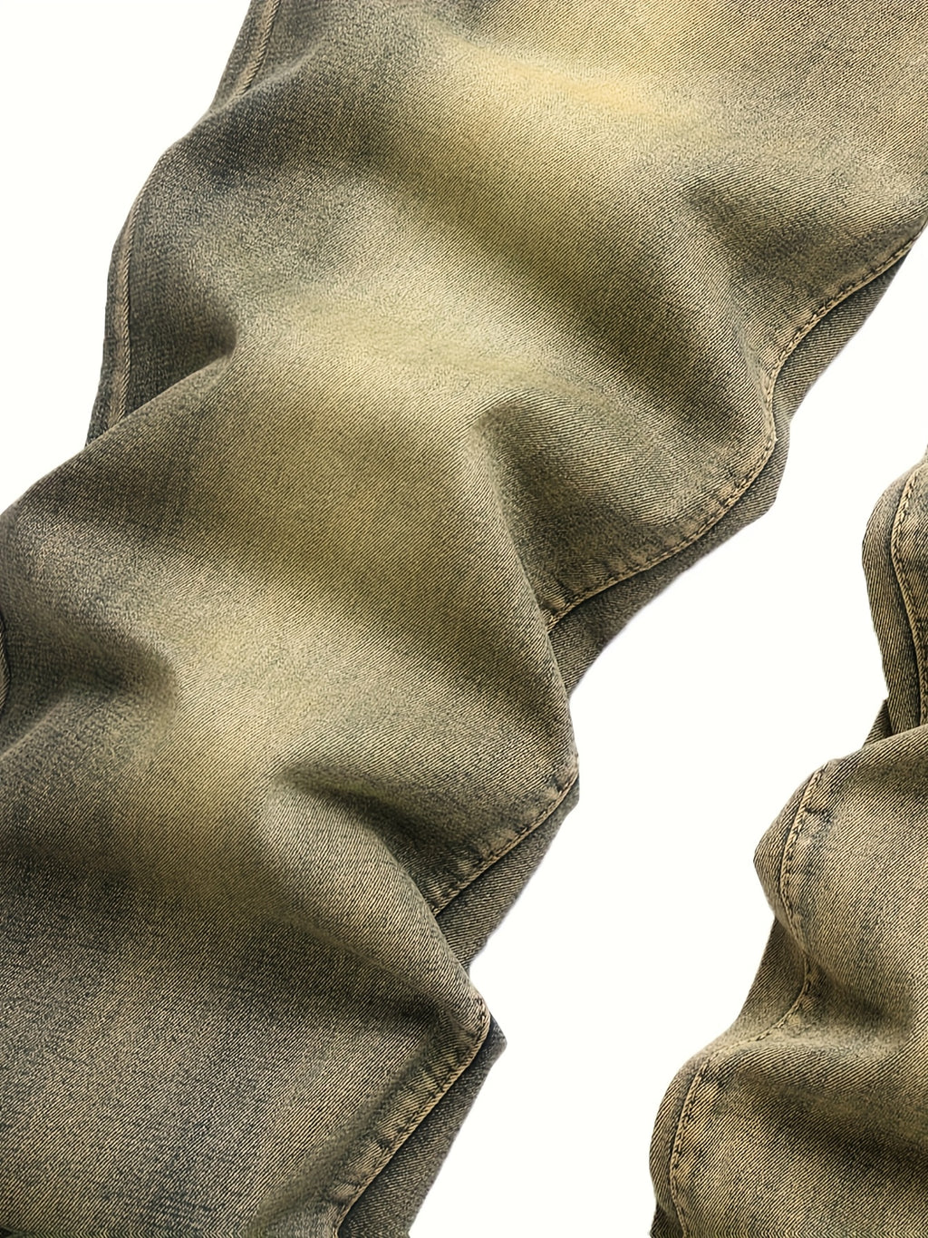 Vintage Mud-Wash Relaxed Straight-Leg Jeans