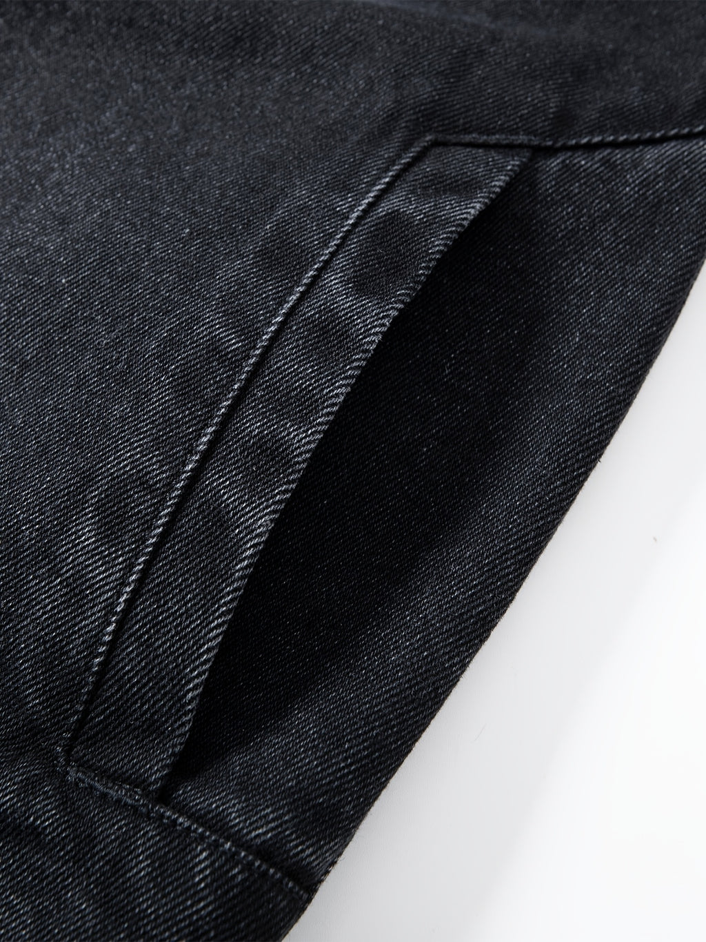 Oversized Black Washed Denim Workwear Jacket